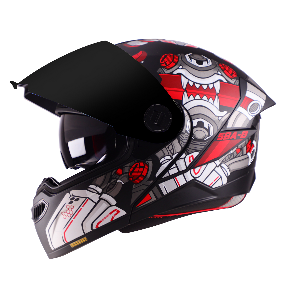 STEELBIRD SBA -8 ISS DIZIMON FULL FACE HELMET