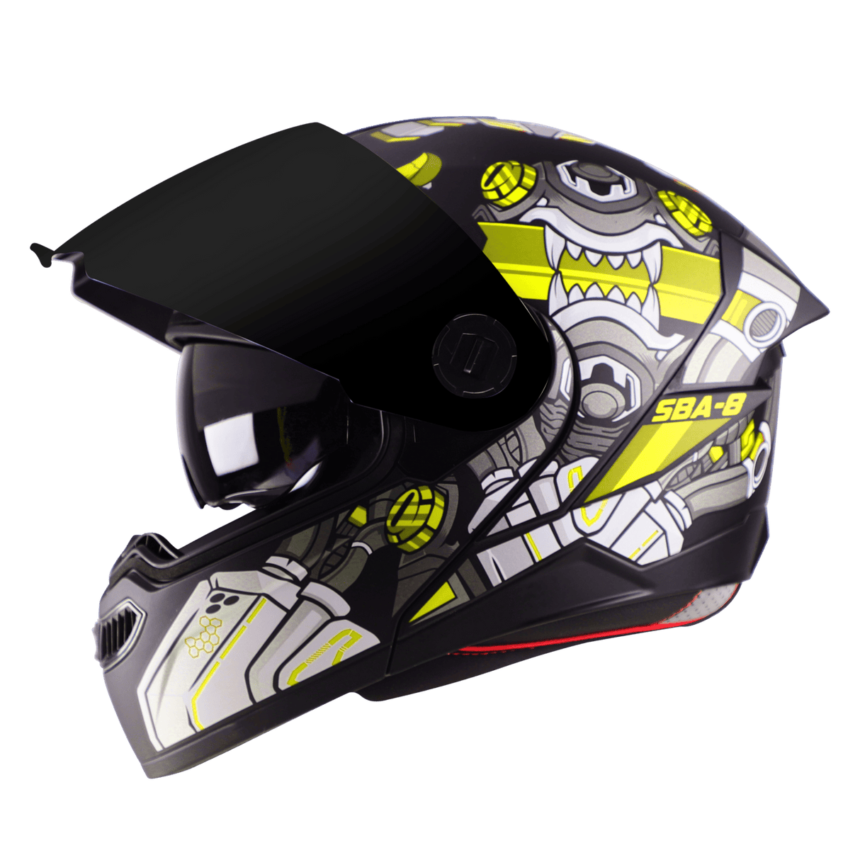 STEELBIRD SBA -8 ISS DIZIMON FULL FACE HELMET