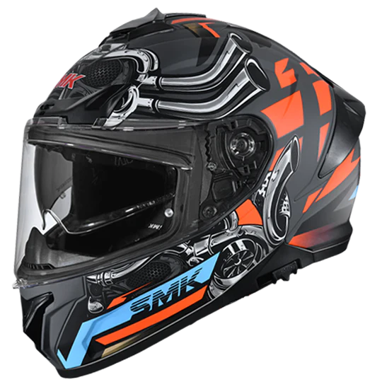 SMK TYPHOON MOTORHEAD FULL FACE HELMET