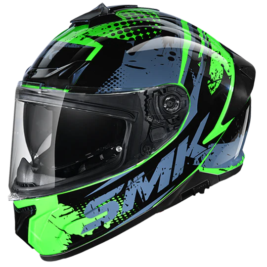 SMK TYPHOON GRUNGE FULL FACE HELMET