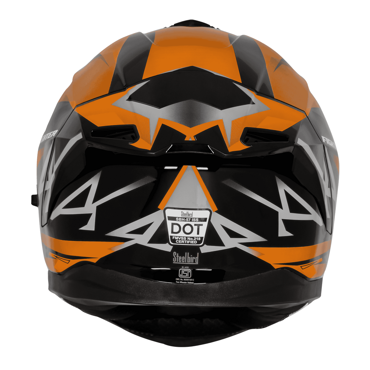 STEELBIRD SBH-57 ISS FIGHTER F4 FULL FACE HELMET