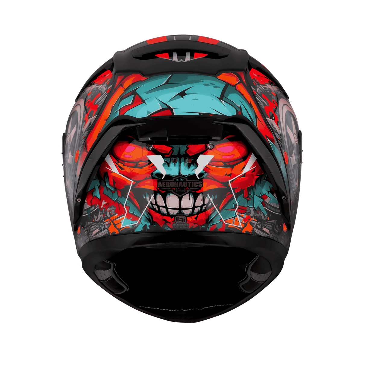 STEELBIRD SBH-32 ISS BT DOT TRICKSTER FULL FACE HELMET