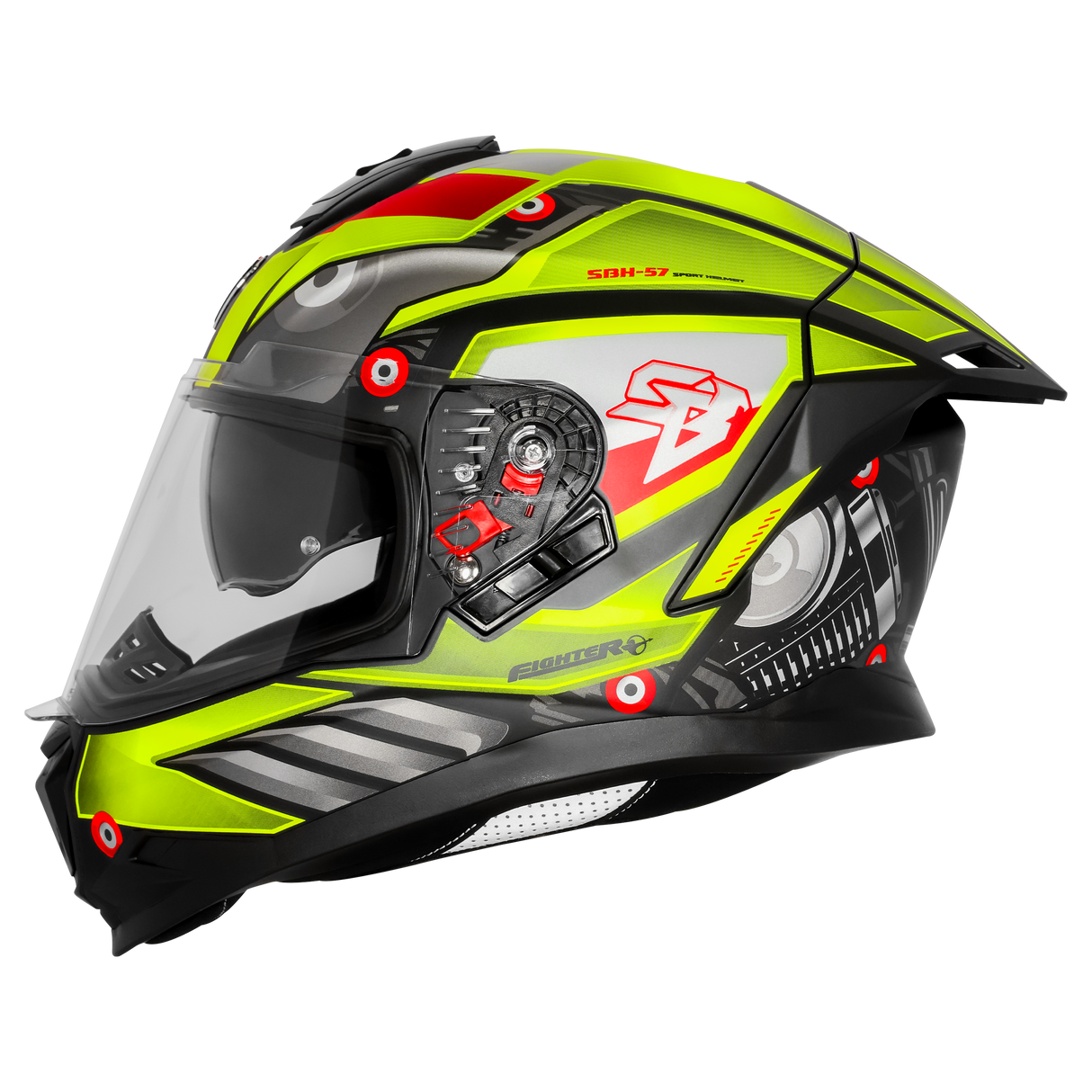 STEELBIRD SBH-57 FIGHTER F8 FULL FACE HELMET