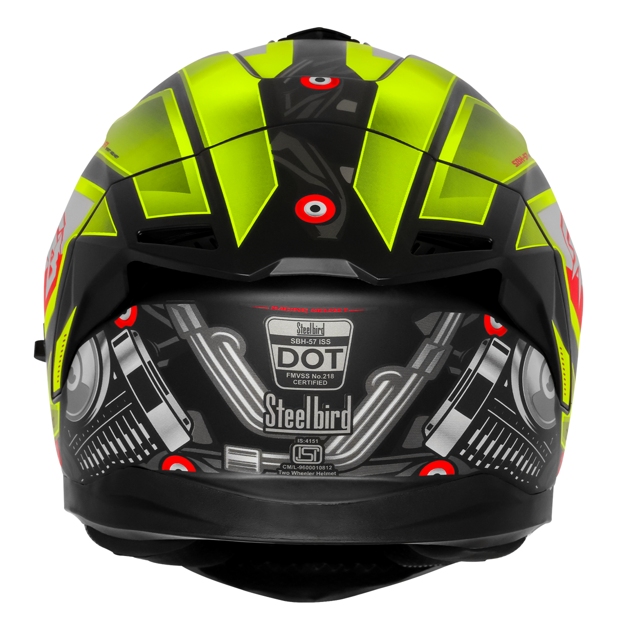 STEELBIRD SBH-57 FIGHTER F8 FULL FACE HELMET