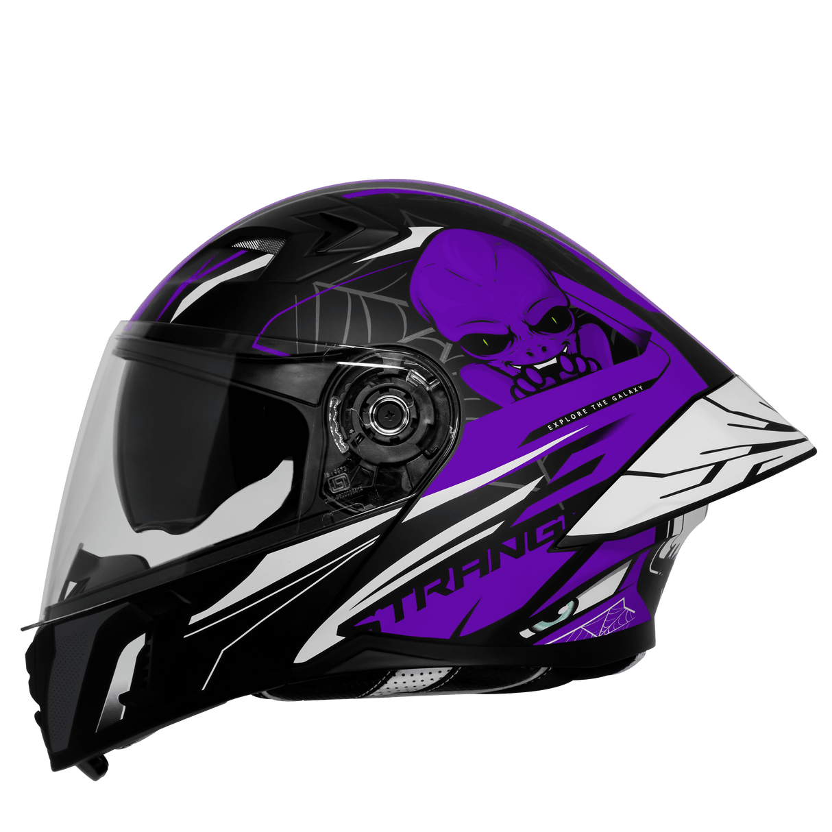 STEELBIRD SBA-20 ISS STRANGE FULL FACE HELMET