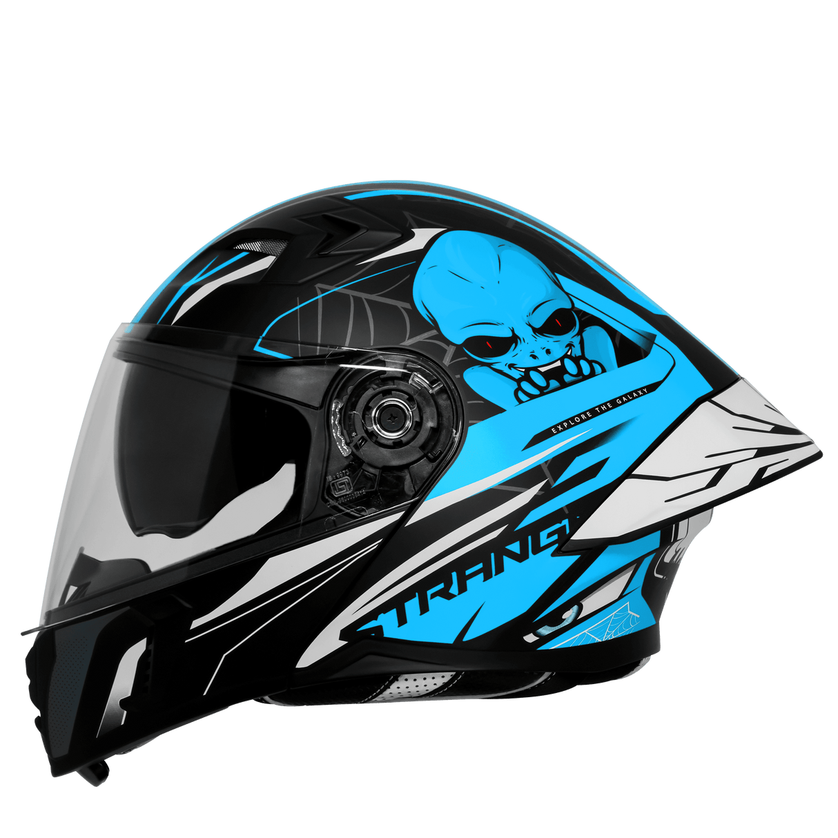 STEELBIRD SBA-20 ISS STRANGE FULL FACE HELMET
