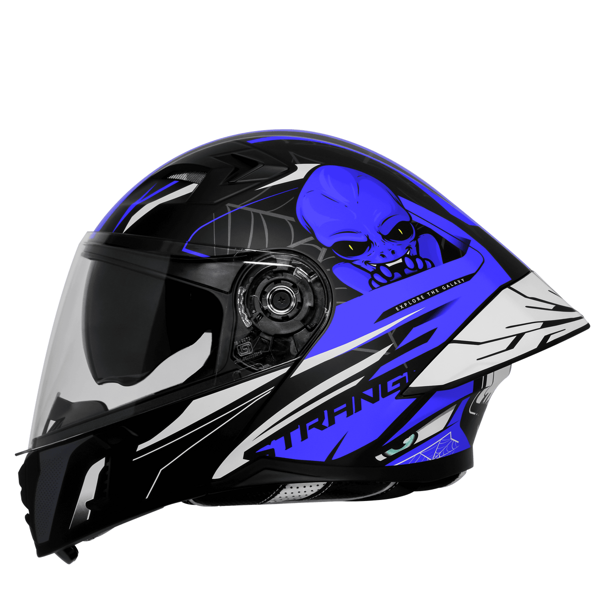 STEELBIRD SBA-20 ISS STRANGE FULL FACE HELMET