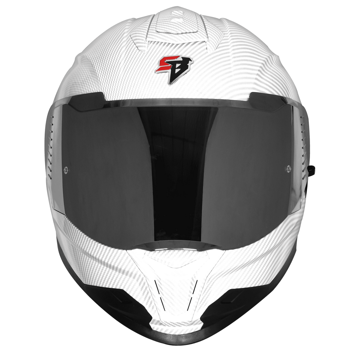 STEELBIRD SBH-57 ISS FIGHTER F11 CARBON FINISH FULL FACE HELMET