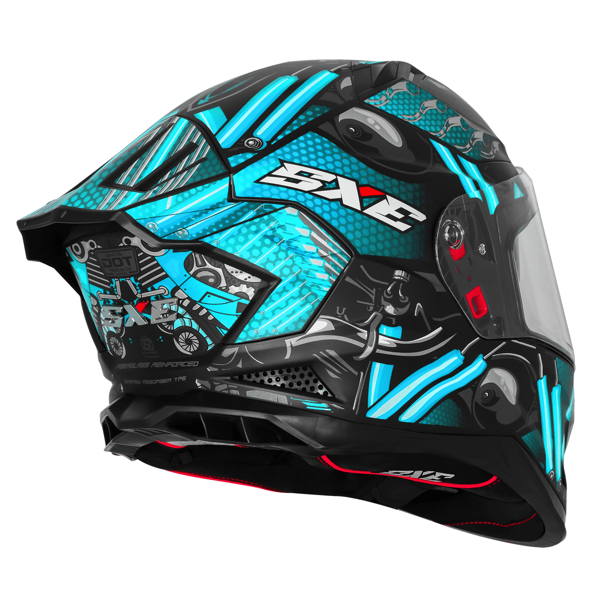 STEELBIRD SBH- 61 SXE ST1 FULL FACE HELMET