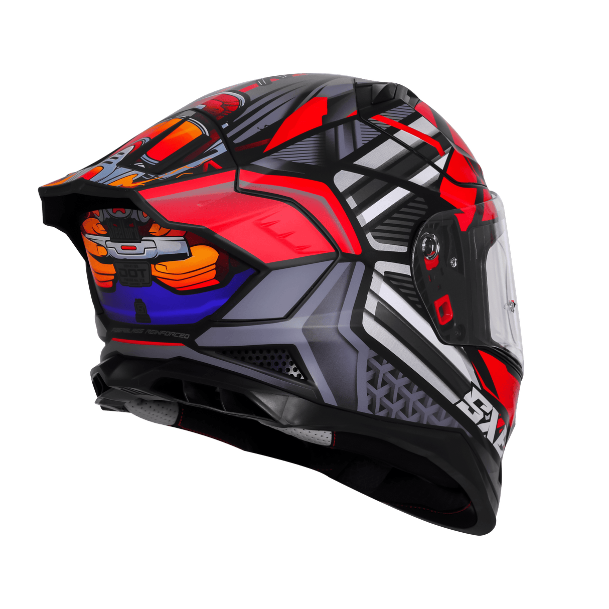 STEELBIRD SBH- 61 SXE SP2 FULL FACE HELMET