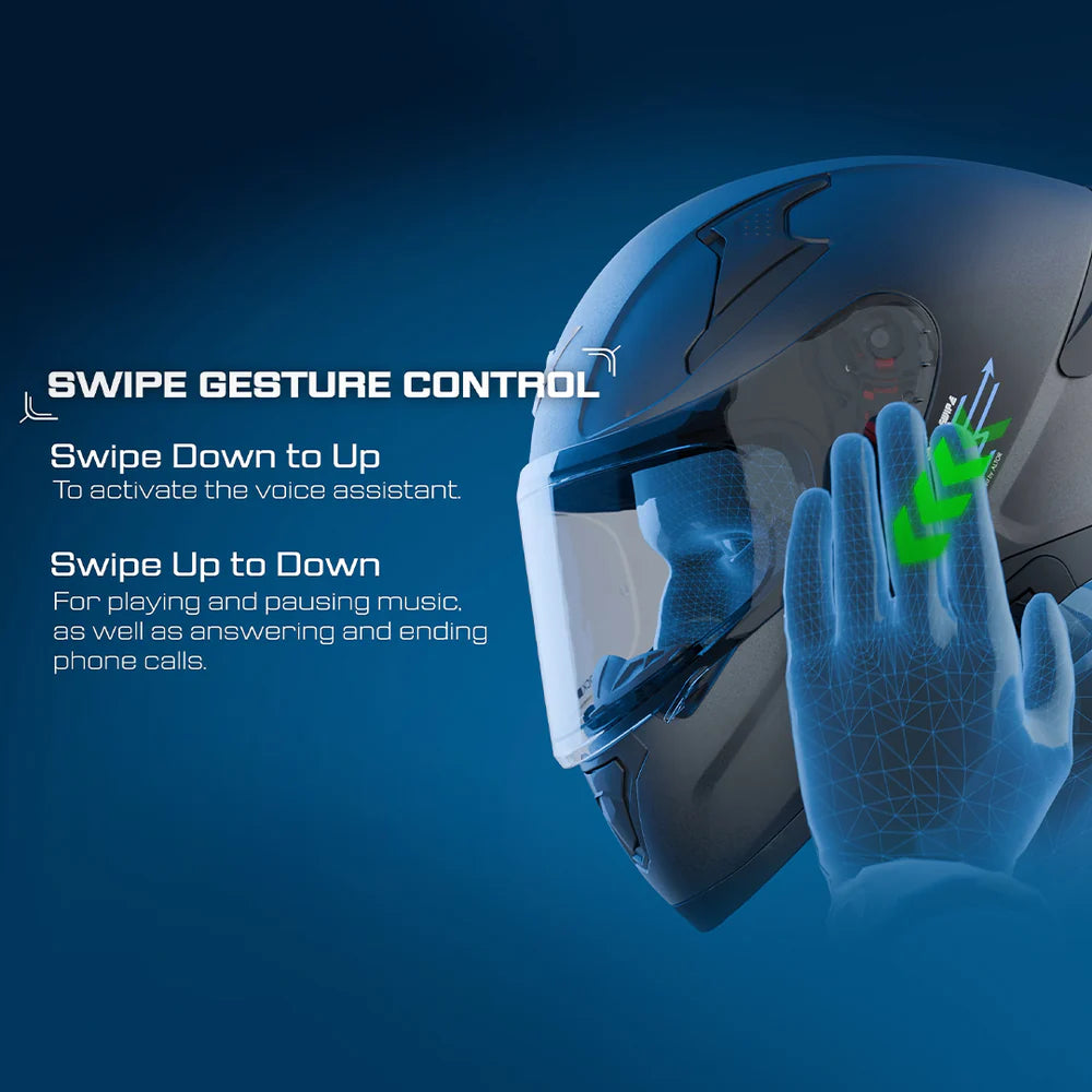 AXOR  X ALTOR APEX SMART BLUETOOTH FULL FACE HELMET