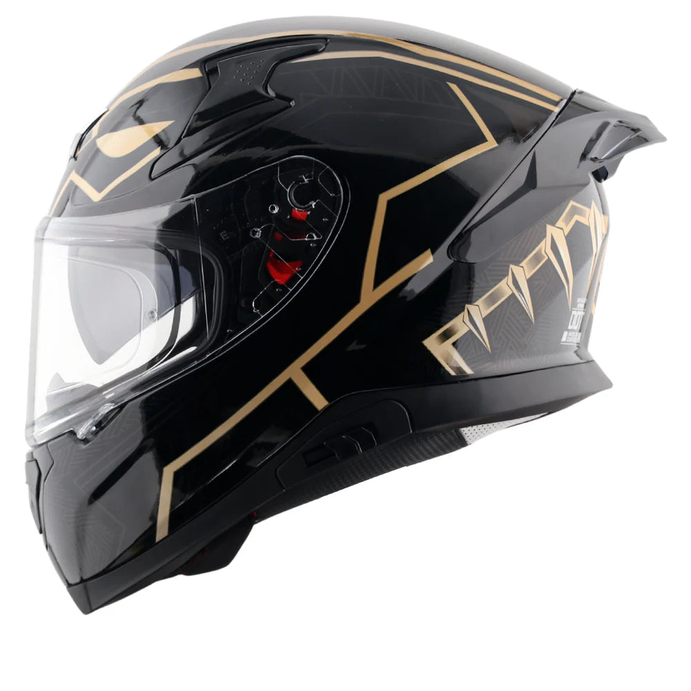 APEX MARVEL BLACK PANTHER FULL FACE HELMET