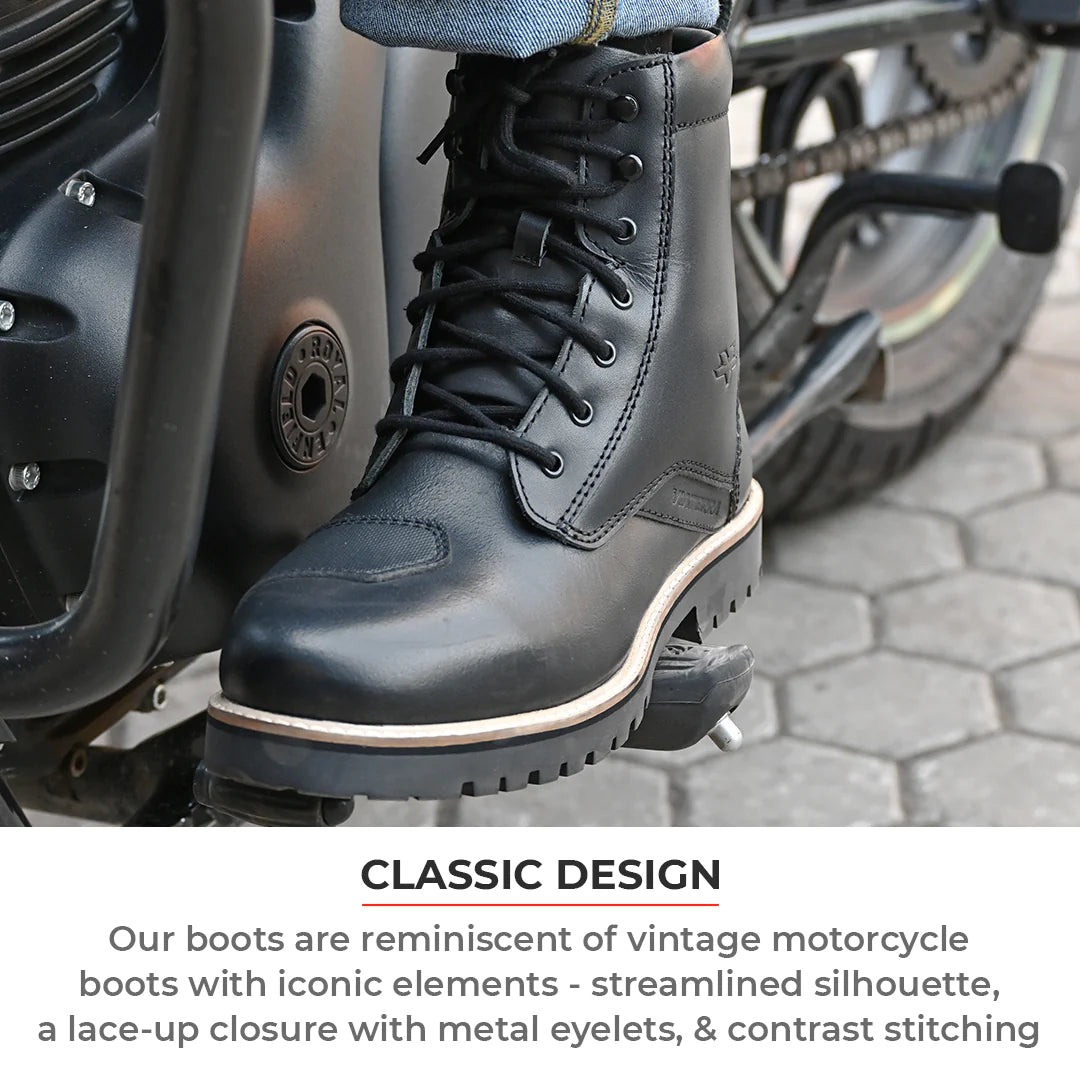 VIATERRA BRONSON - RETRO RIDING BOOTS