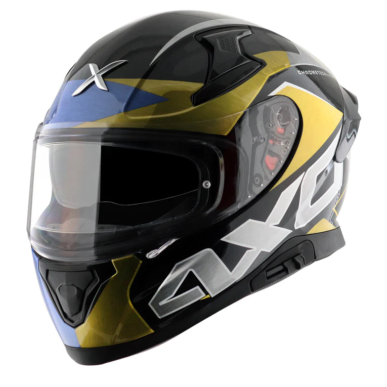 Axor Apex Chrometech Full Face Helmet