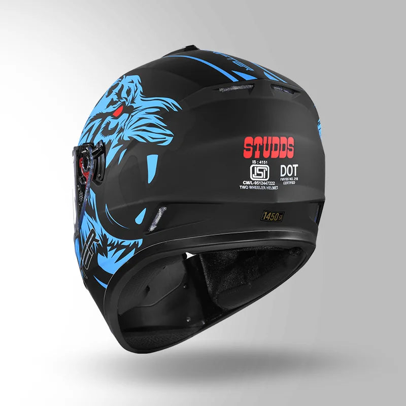 STUDDS DRIFTER D2 DECOR FULL FACE HELMET