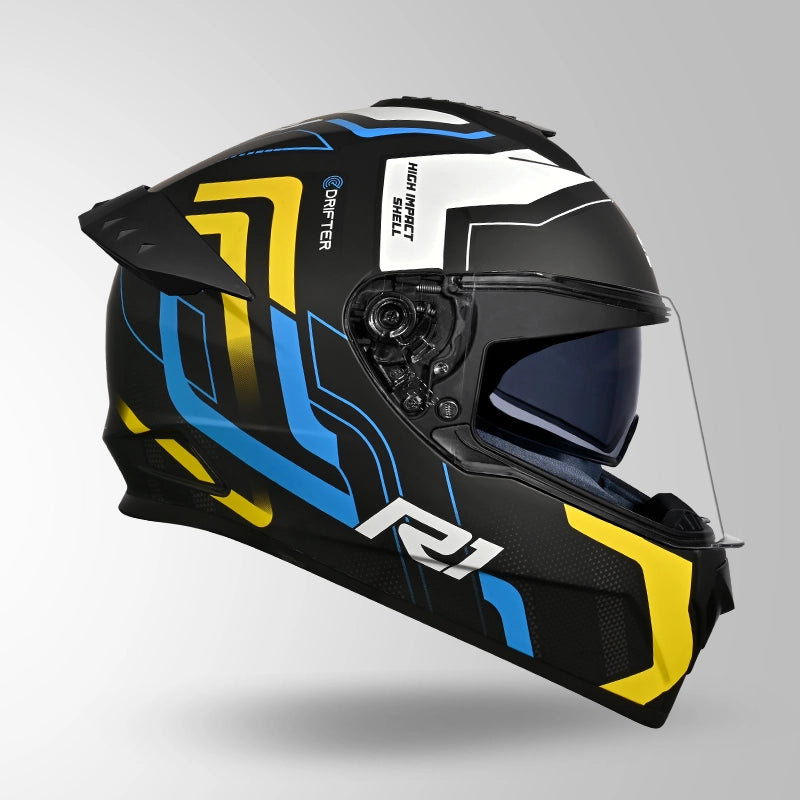 STUDDS DRIFTER D4 (R1) DECOR FULL FACE HELMET