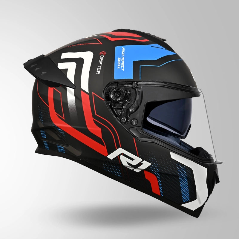 STUDDS DRIFTER D4 (R1) DECOR FULL FACE HELMET