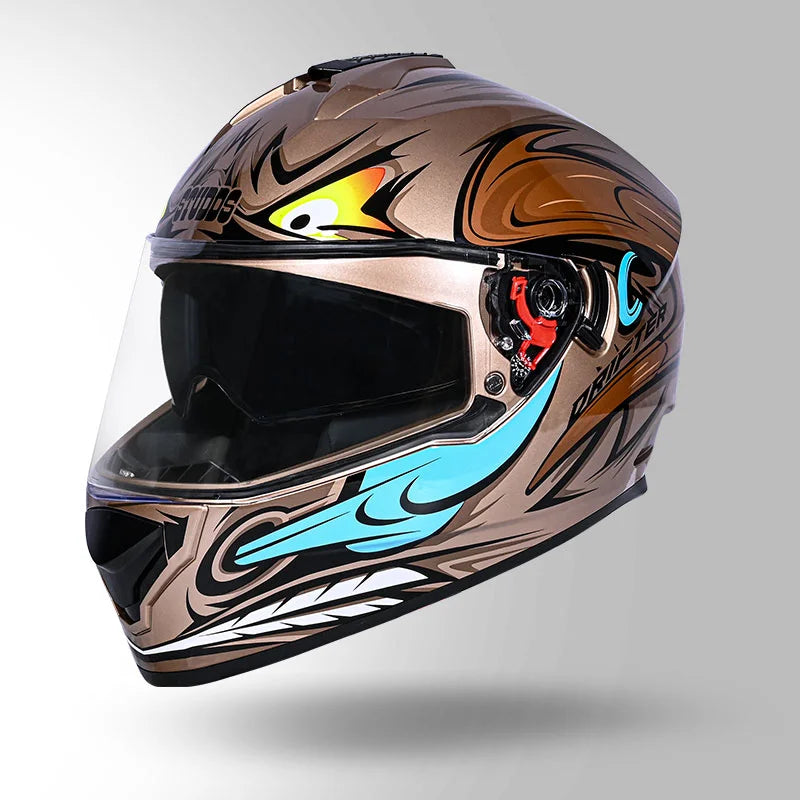 STUDDS DRIFTER D4 DECOR FULL FACE HELMET