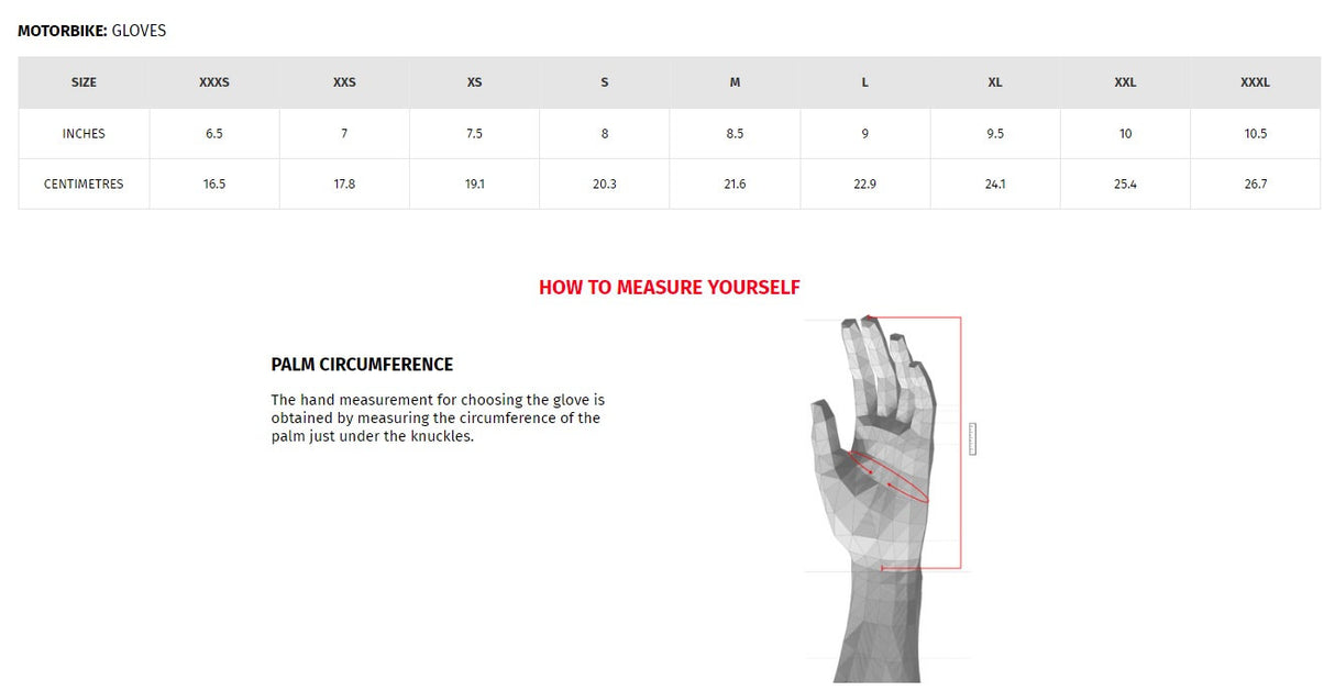 Dainese Mig 3 Air Tex Gloves Red