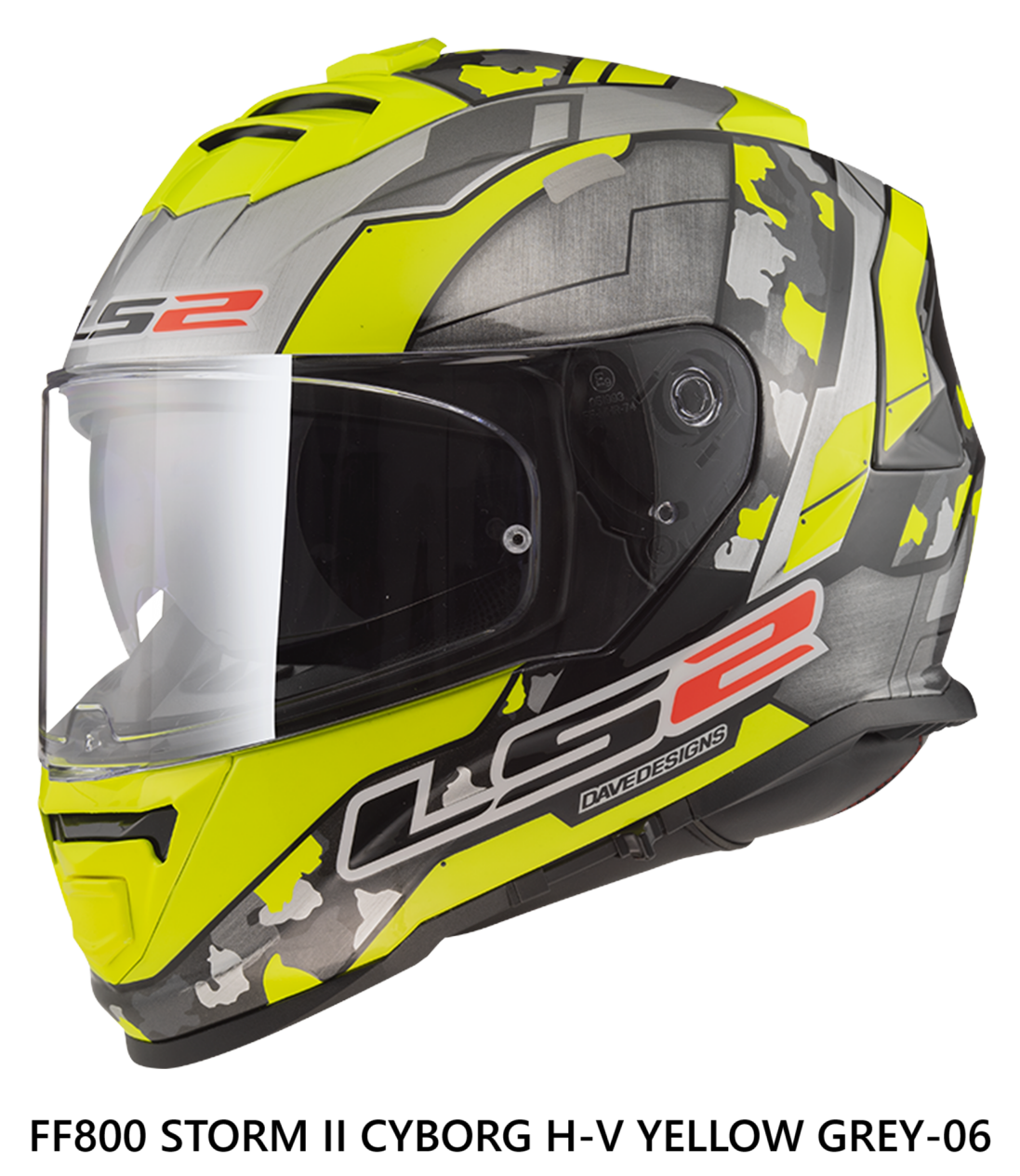 LS2 FF800 STORM II CYBORG HELMET