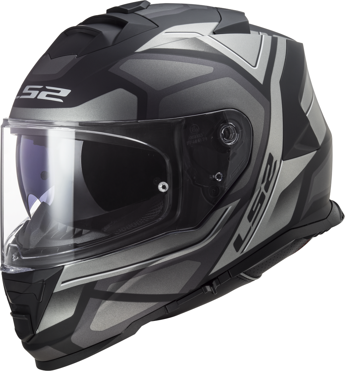 LS2 FF800 STORM II FASTER MATT TITANIUM HELMET