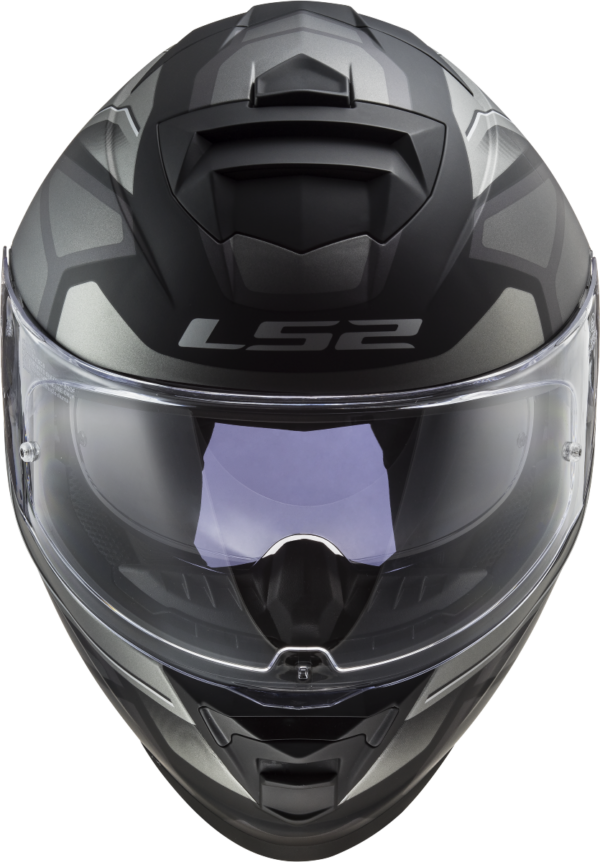 LS2 FF800 STORM II FASTER MATT TITANIUM HELMET
