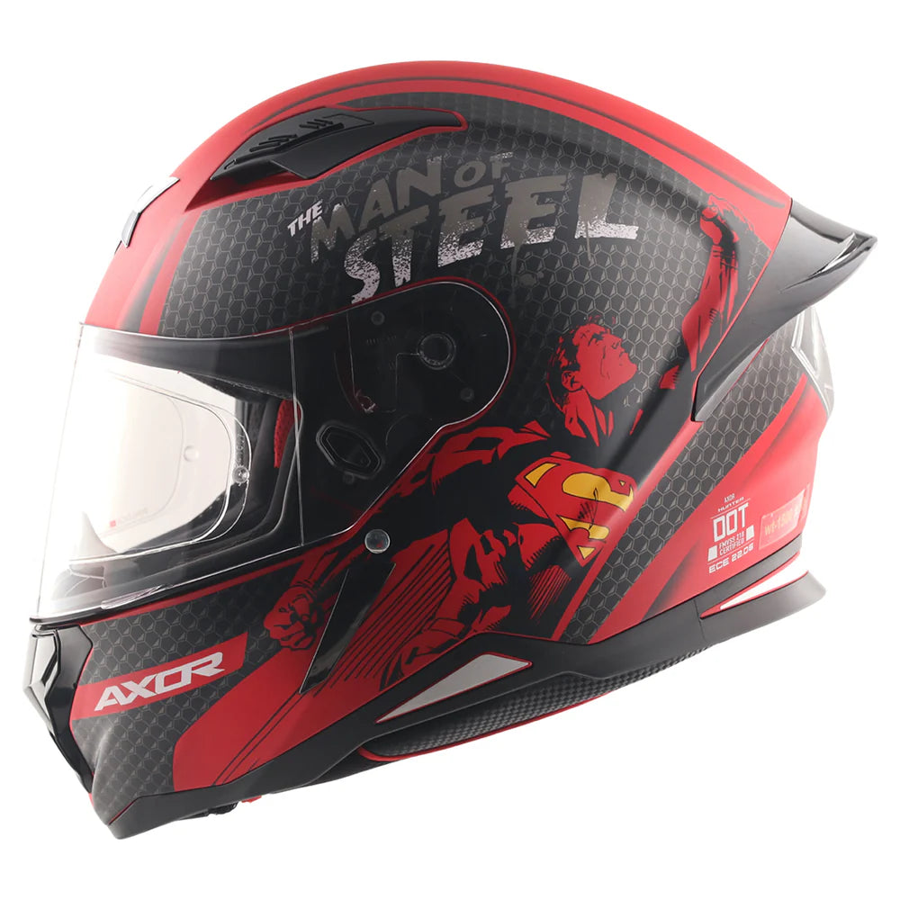 AXOR HUNTER SUPERMAN FULL FACE HELMET