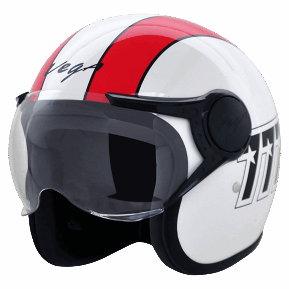 VEGA JET 777 W/VISOR OPEN FACE HELMET