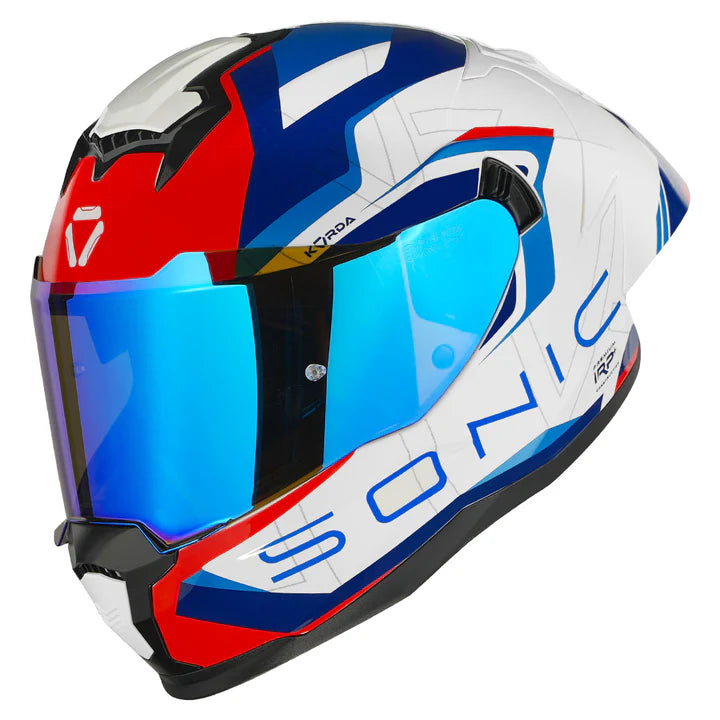 KORDA SONIC GP ROADLION FULL FACE HELMET