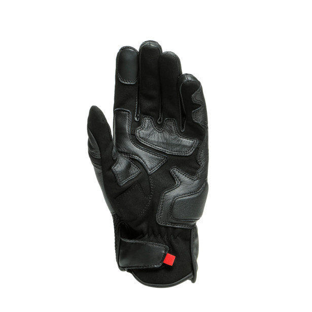 Dainese Mig 3 Leather Gloves Black Hi-Viz Yellow