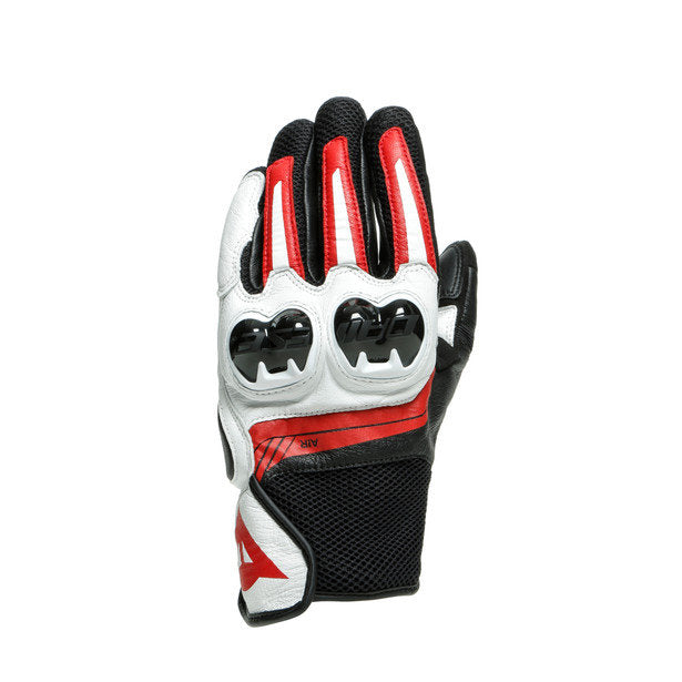 Dainese Mig 3 Leather Gloves Black Red