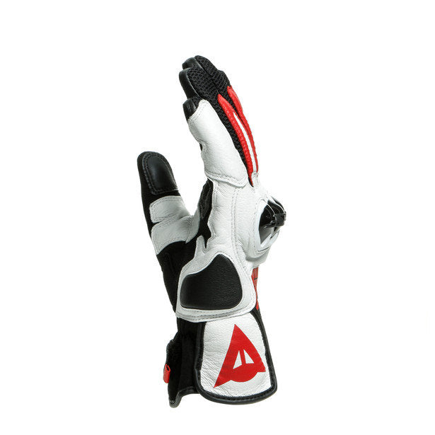 Dainese Mig 3 Leather Gloves Black Red