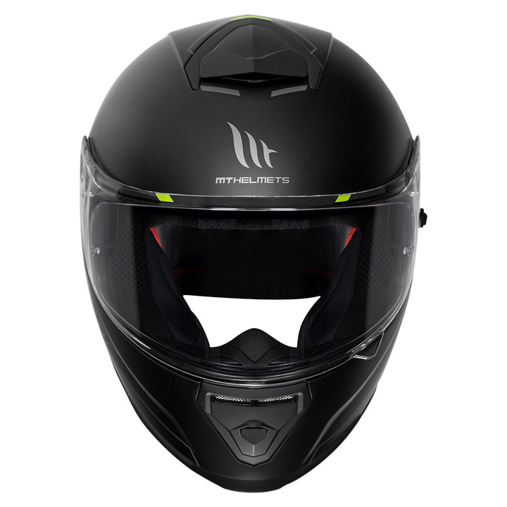 MT THUNDER 3 PRO SOLID BLACK MATT FULL FACE HELMET