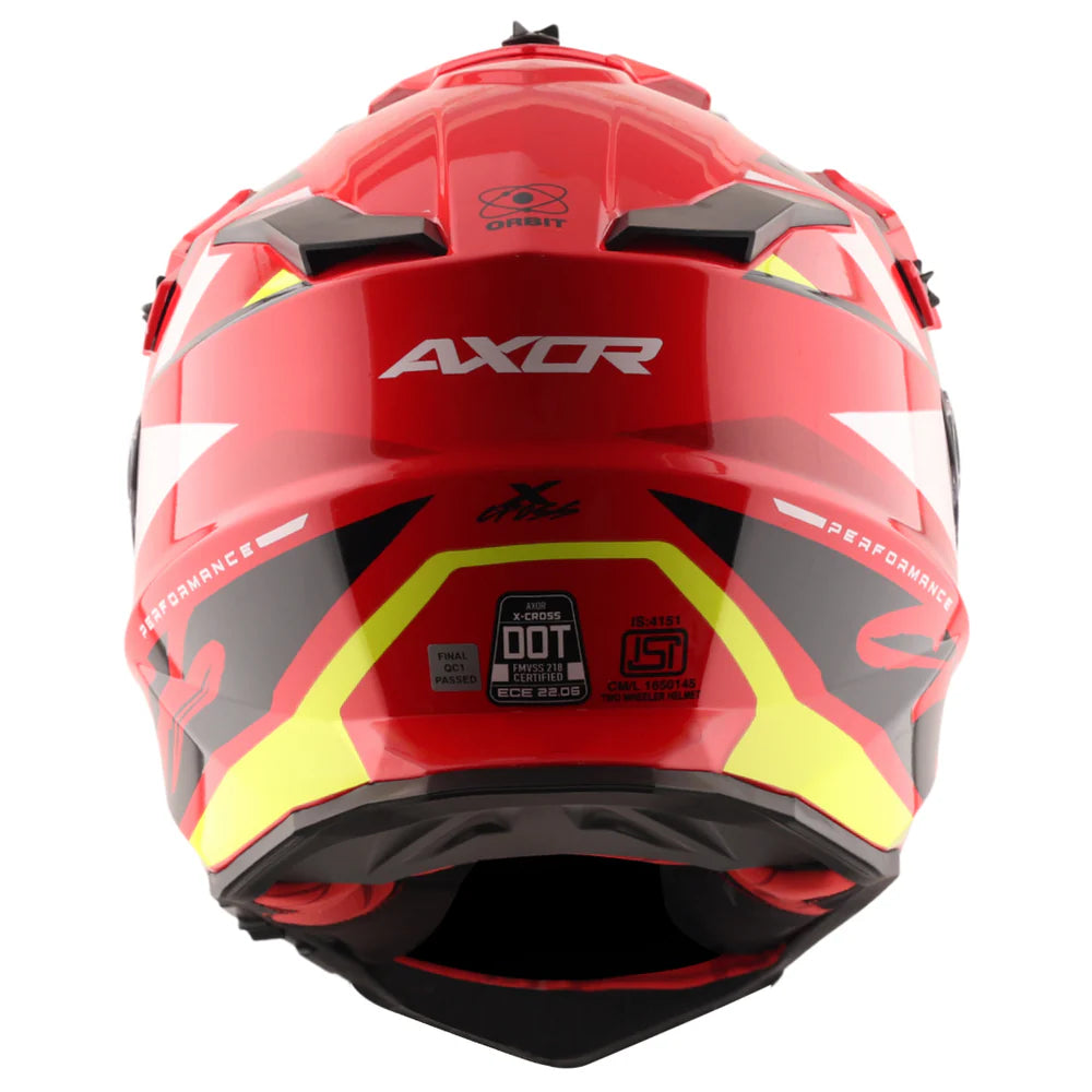 AXOR X-CROSS DUAL ORBIT FULL FACE HELMET
