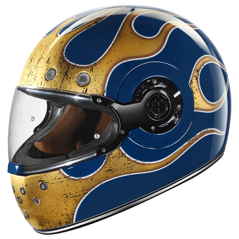 SMK RETRO INFERNO FULL FACE HELMET