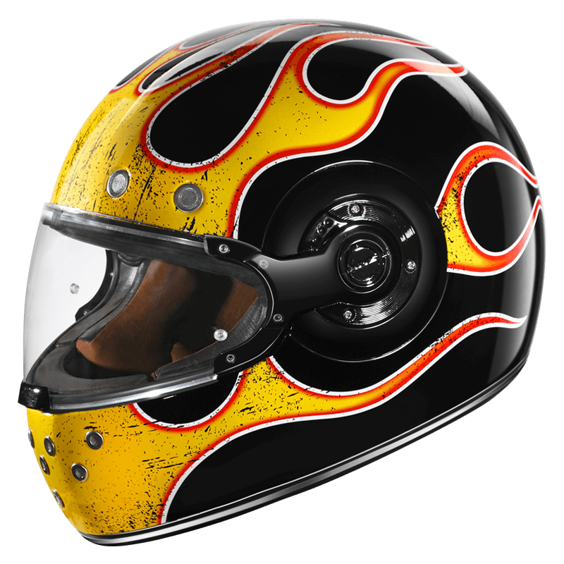 SMK RETRO INFERNO FULL FACE HELMET