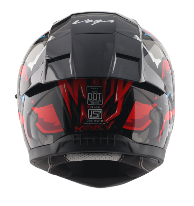 VEGA RAPID DV MANDY MONKEY FULL FACE HELMET