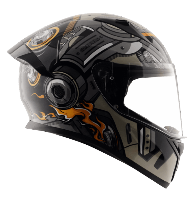 VEGA BOLT SUPERHERO FULL FACE HELMET