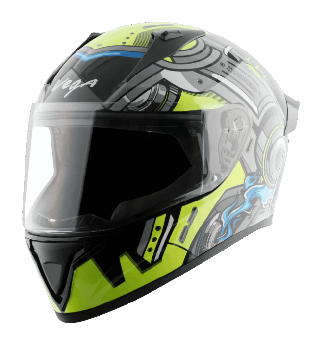 VEGA BOLT SUPERHERO FULL FACE HELMET
