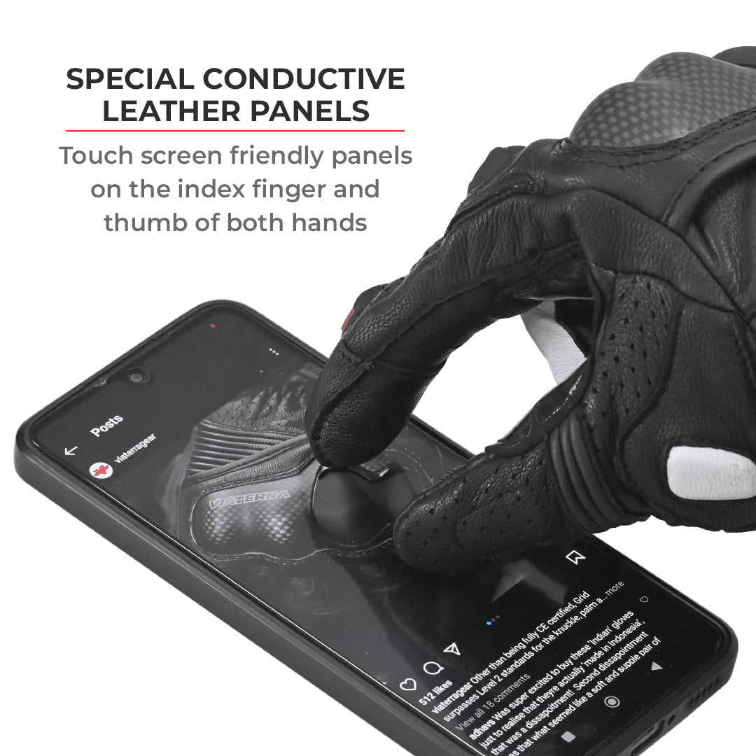 VIATERRA SHIFTER – SHORT MOTORCYCLE RIDING GLOVES