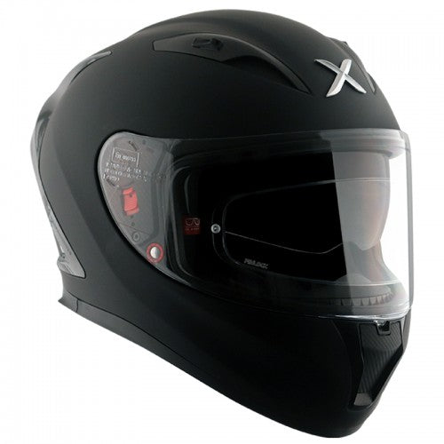 STREET SOLID BLACK FULL FACE HELMET