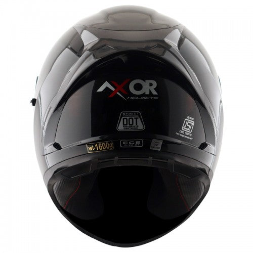 STREET SOLID BLACK FULL FACE HELMET