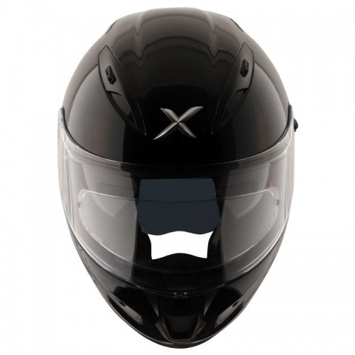 STREET SOLID BLACK FULL FACE HELMET