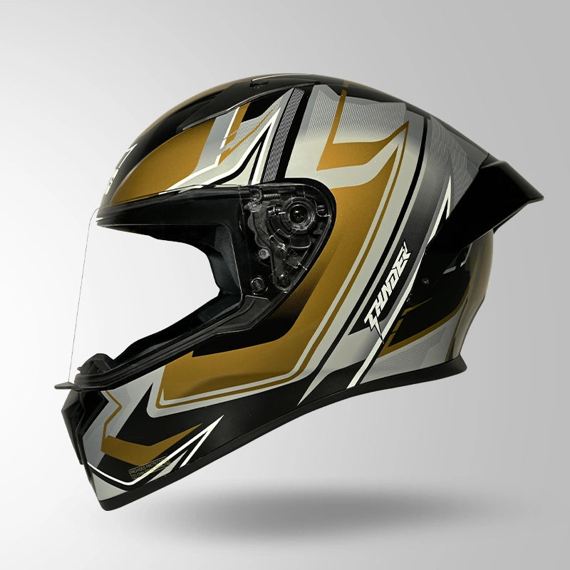 STUDDS THUNDER D9 FLASH DECOR FULL FACE HELMET