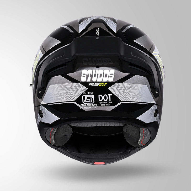 STUDDS TROOPER D4 RACE DECOR FULL FACE HELMET