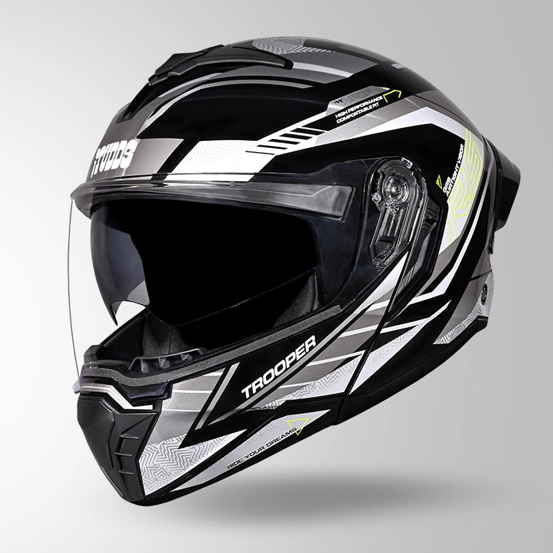 STUDDS TROOPER D4 RACE DECOR FULL FACE HELMET