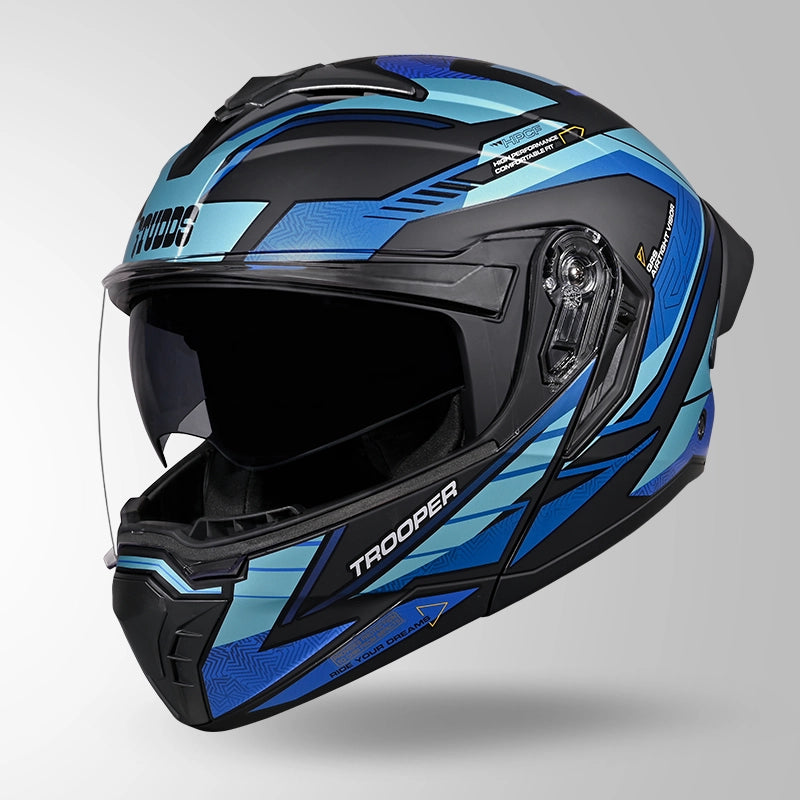 STUDDS TROOPER D4 RACE DECOR FULL FACE HELMET