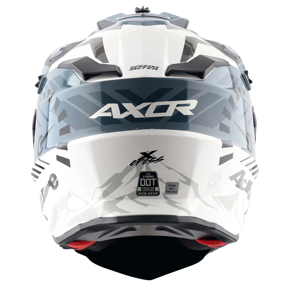 AXOR X-CROSS DUAL VISOR SPEEDOMETER FULL FACE HELMET