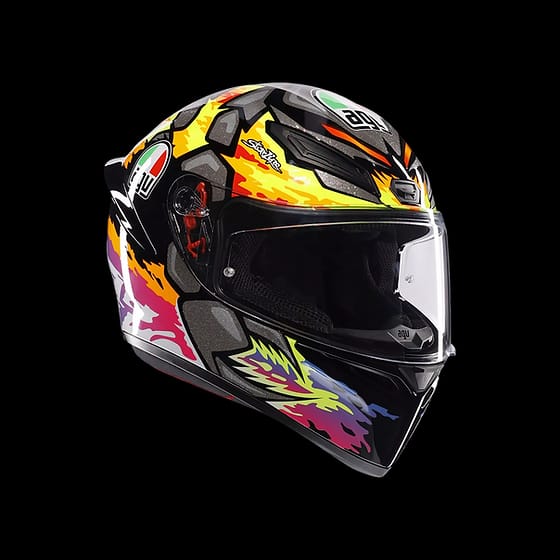 AGV K1 S FULL FACE HELMET - BEZZECCHI 2023 (ISI & ECE2206)