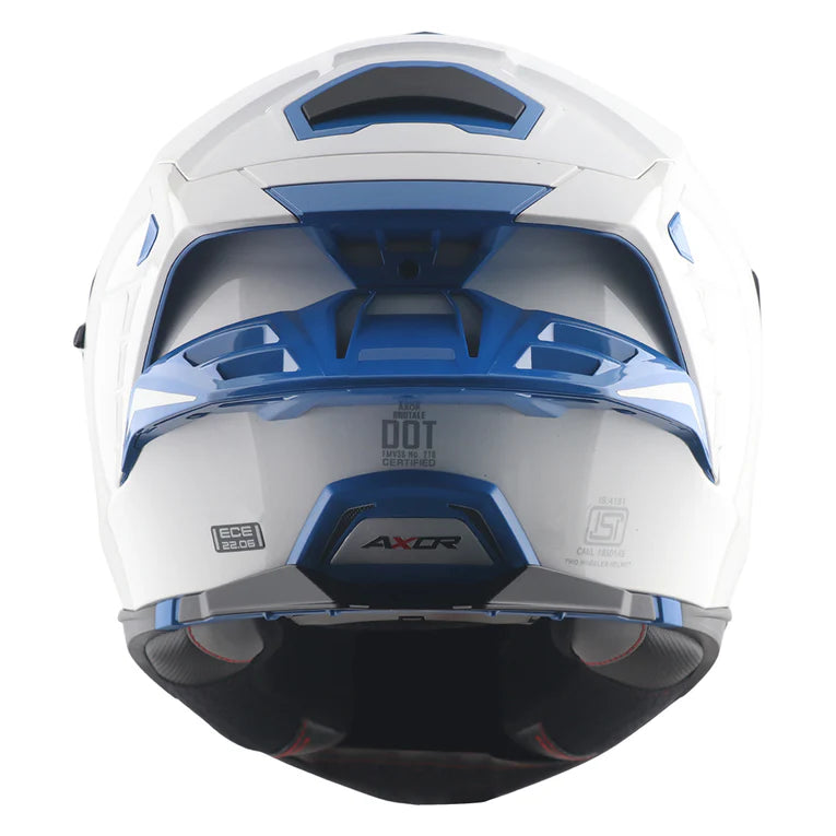 AXOR BRUTALE CORSA DUAL SPOILER FULL FACE HELMET